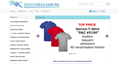 Desktop Screenshot of dienstbekleidung.com